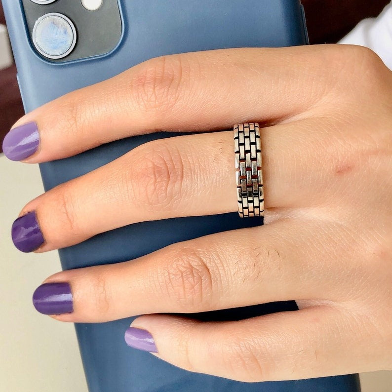 Salty Scrambler Silver Ring