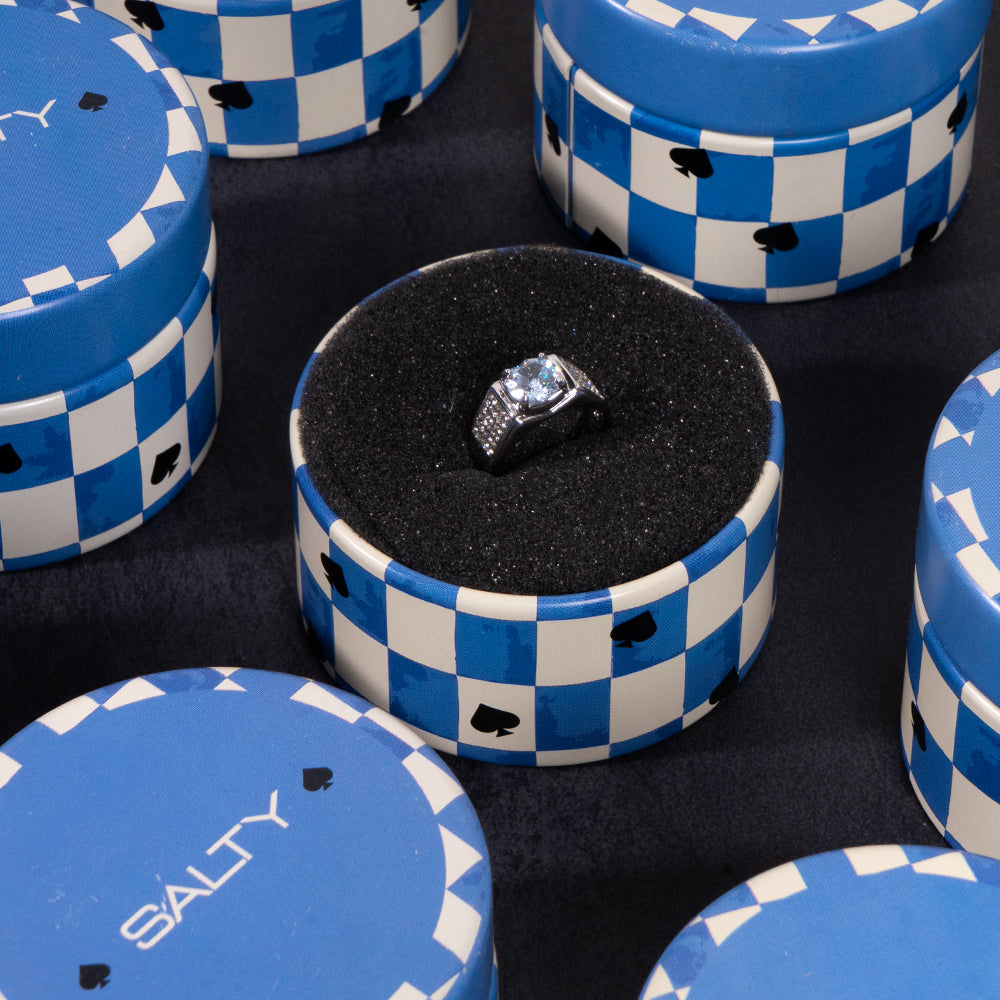 Salty Luminous Crystal Ring