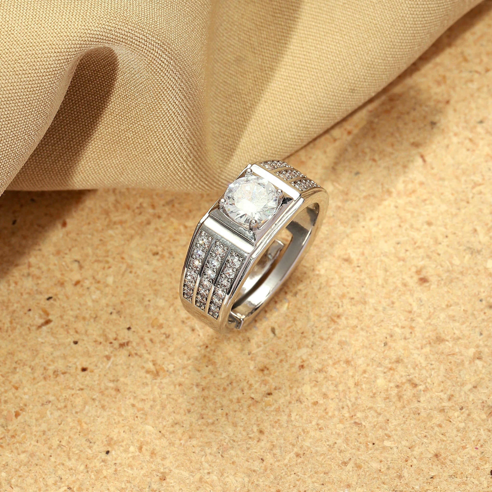 Salty Luminous Crystal Ring