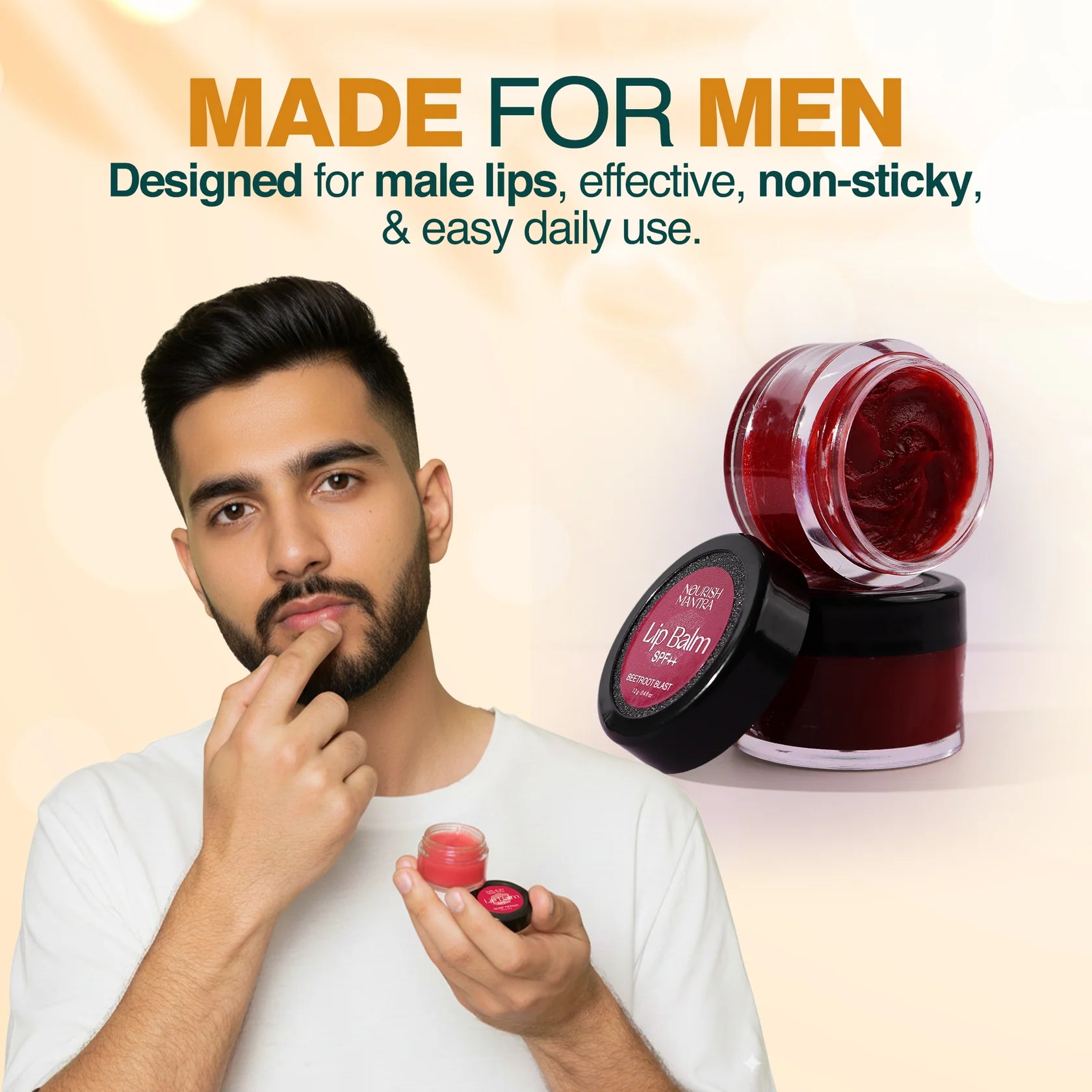 Nourish Mantra Men's Lip Revival Set