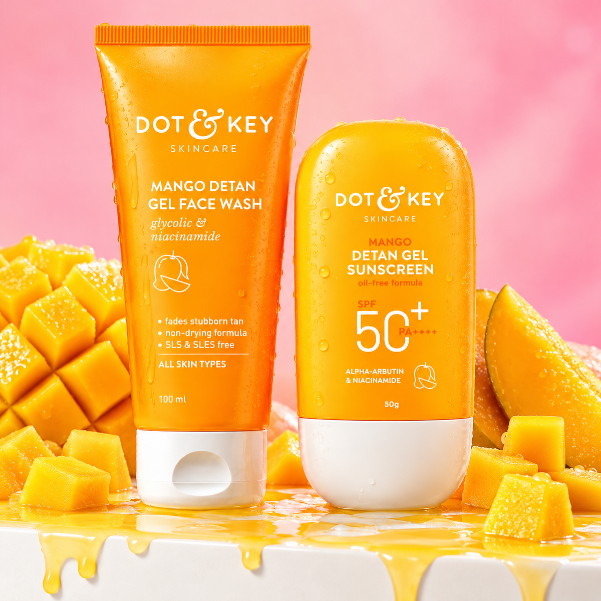 Dot & Key Mango Detan Face Wash & Sunscreen Duo