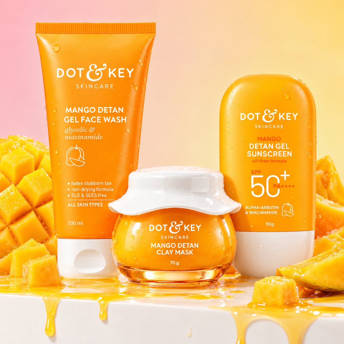 Dot & Key Mango Detan Complete Face Care Kit
