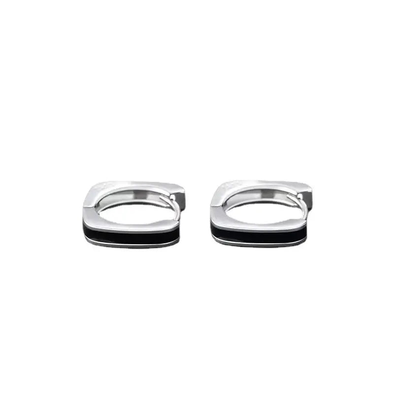 Salty Modern Silver Earrings