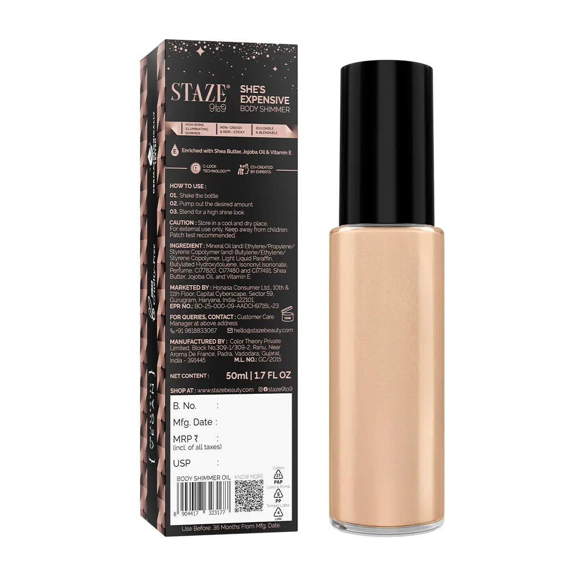 Staze SHE’s EXPENSIVE BODY SHIMMER