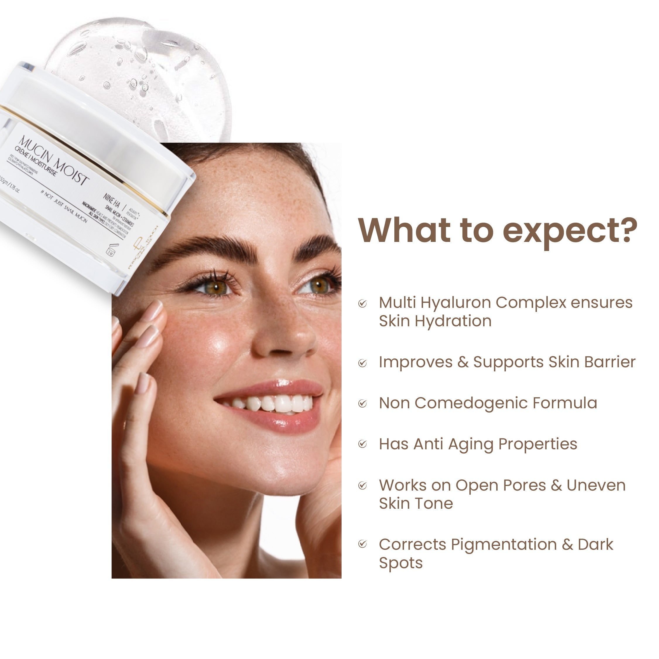 Personal Touch Mucin Creme - All In 1 Snail Mucin Creme Gel 50g