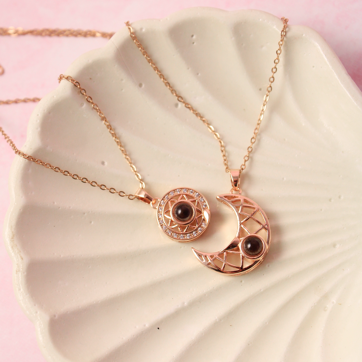 Salty My Moon and Sun Magnetic 2 Necklace