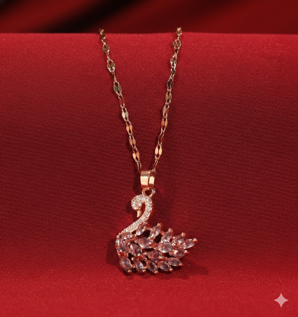 Salty Millenia Dancing Swan Necklace