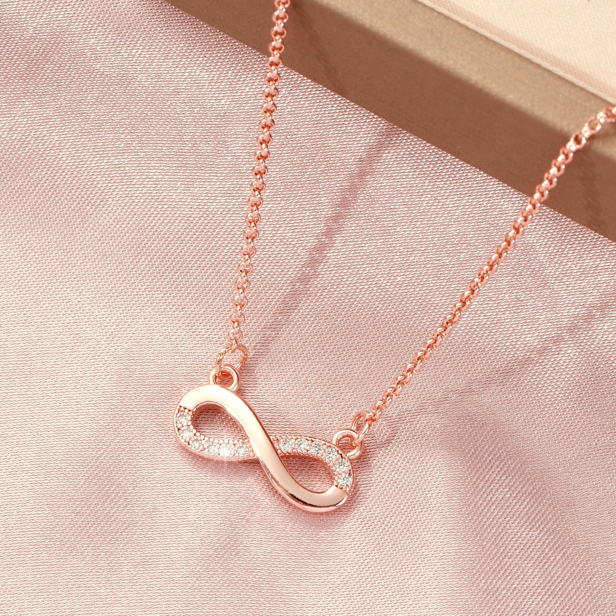 Salty Eternal Connection Symbol White Necklace