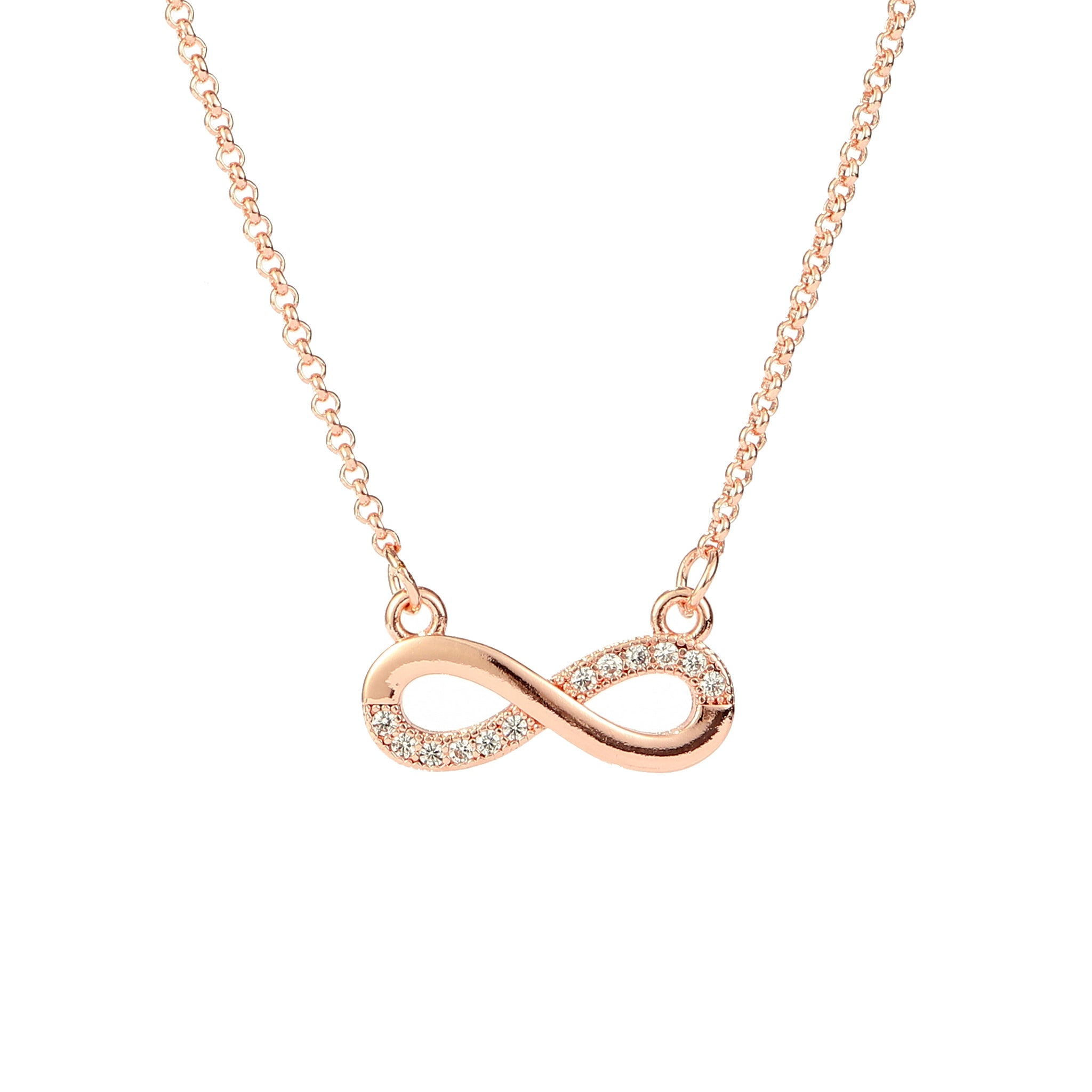 Salty Eternal Connection Symbol White Necklace