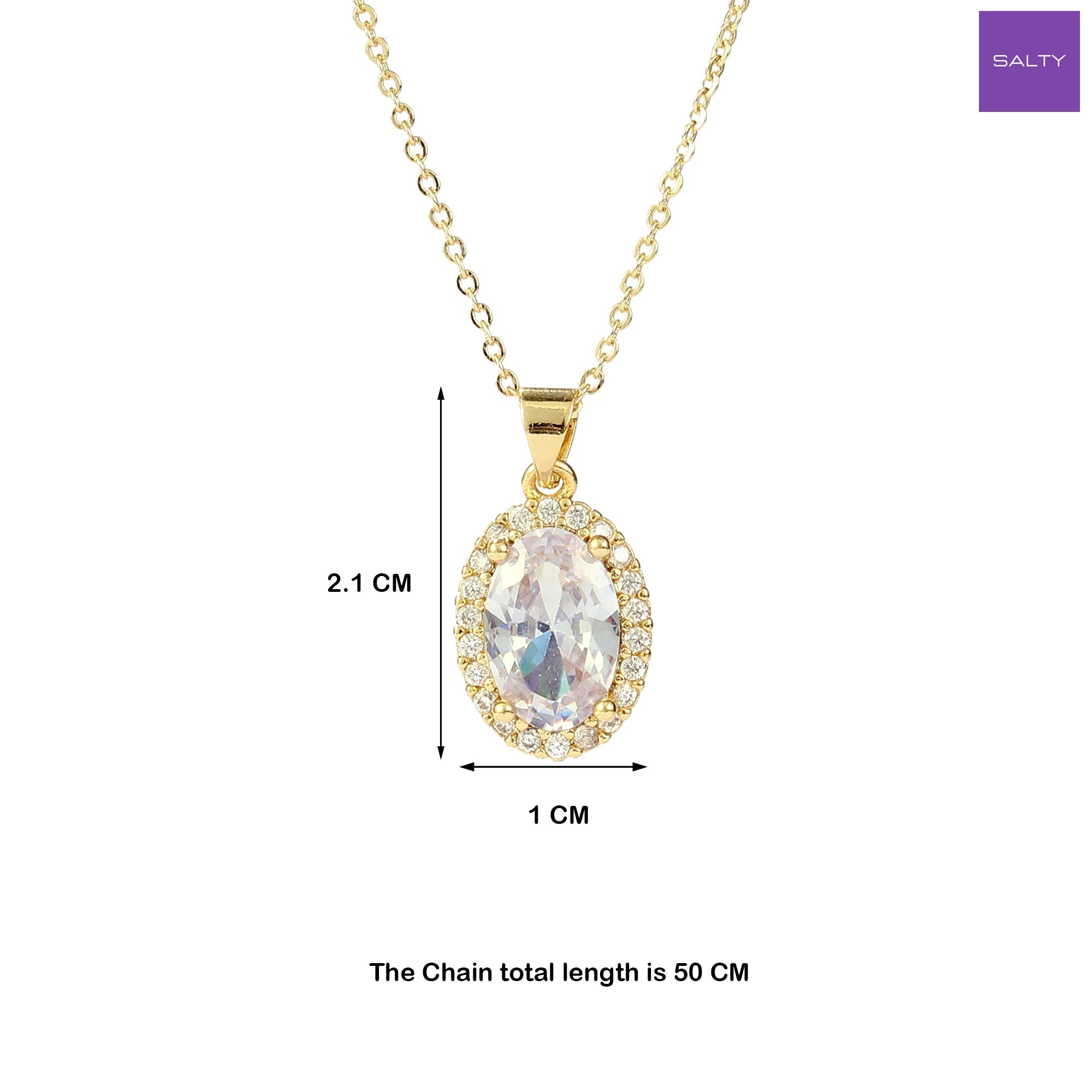 Salty Twinkle Gem Necklace
