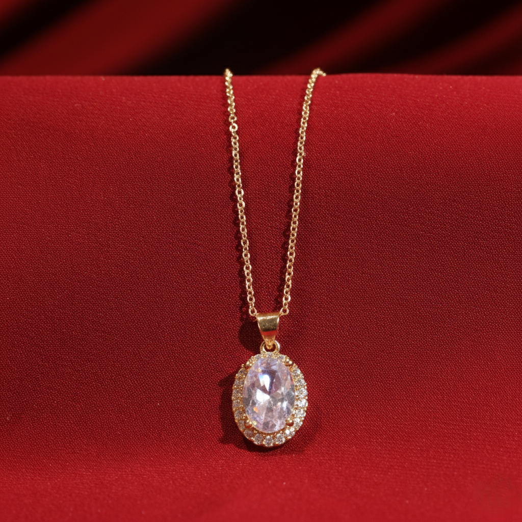 Salty Twinkle Gem Necklace