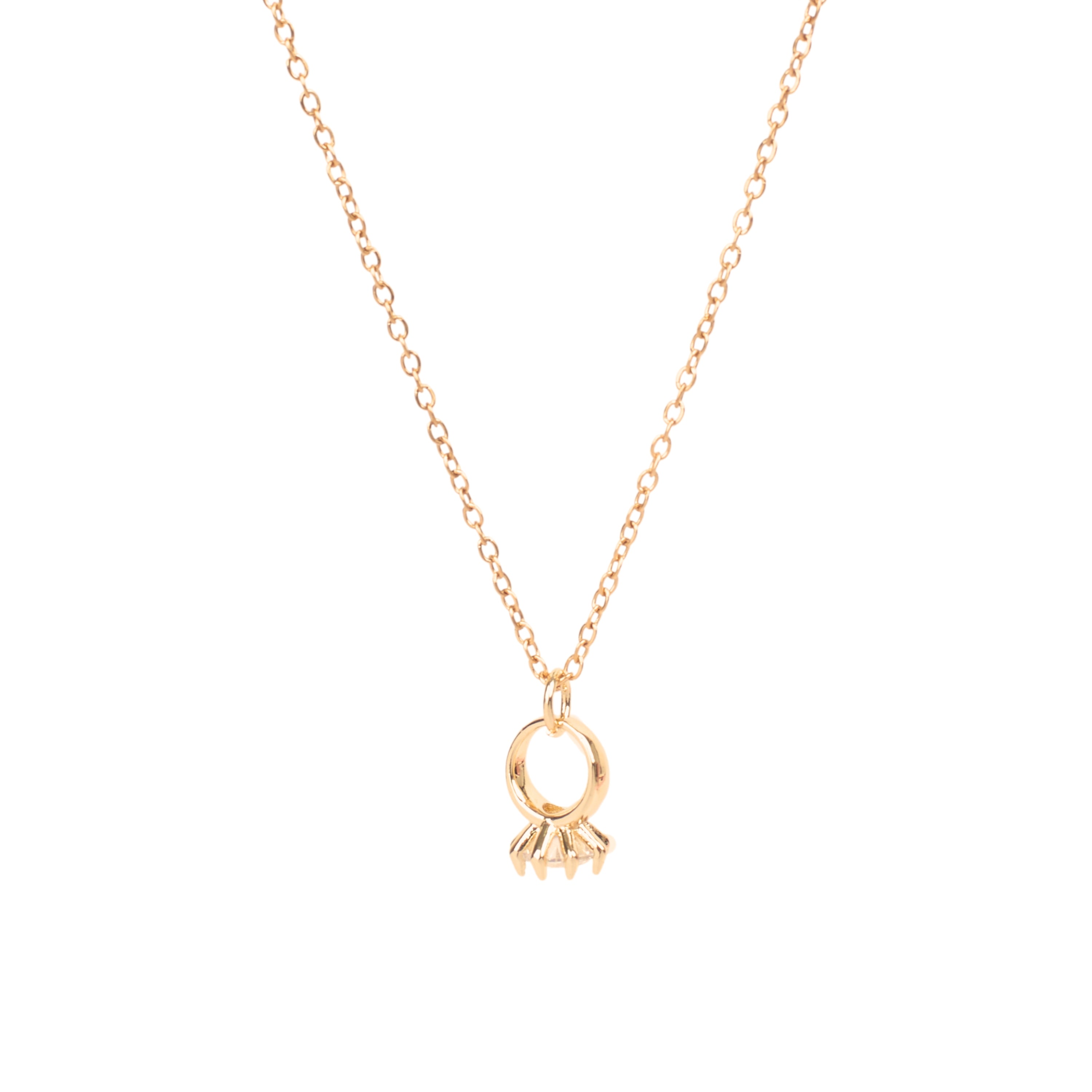Salty Promise Ring Necklace