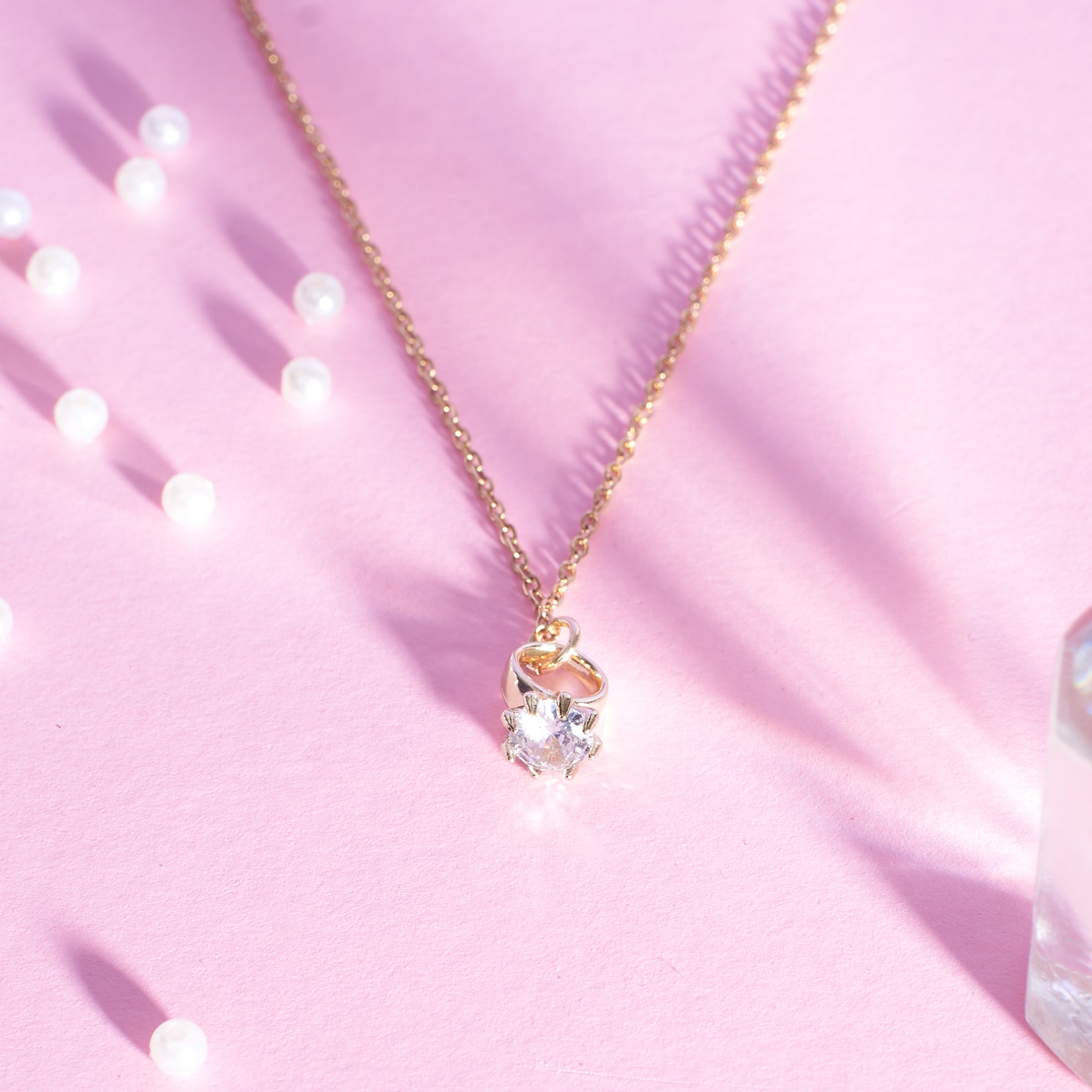 Salty Promise Ring Necklace
