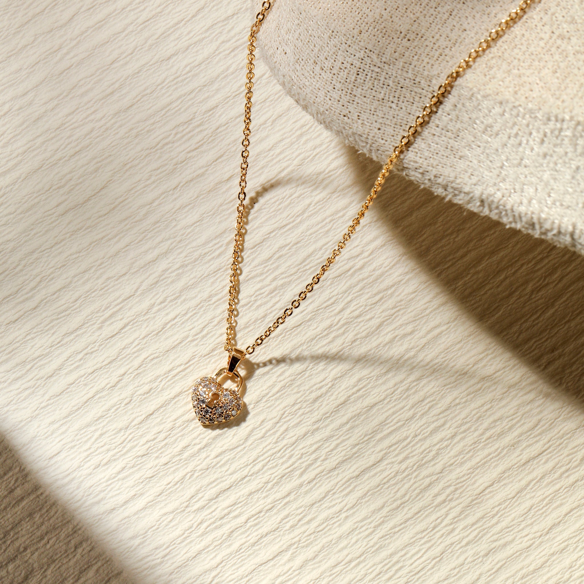Salty Locked in Love Necklace