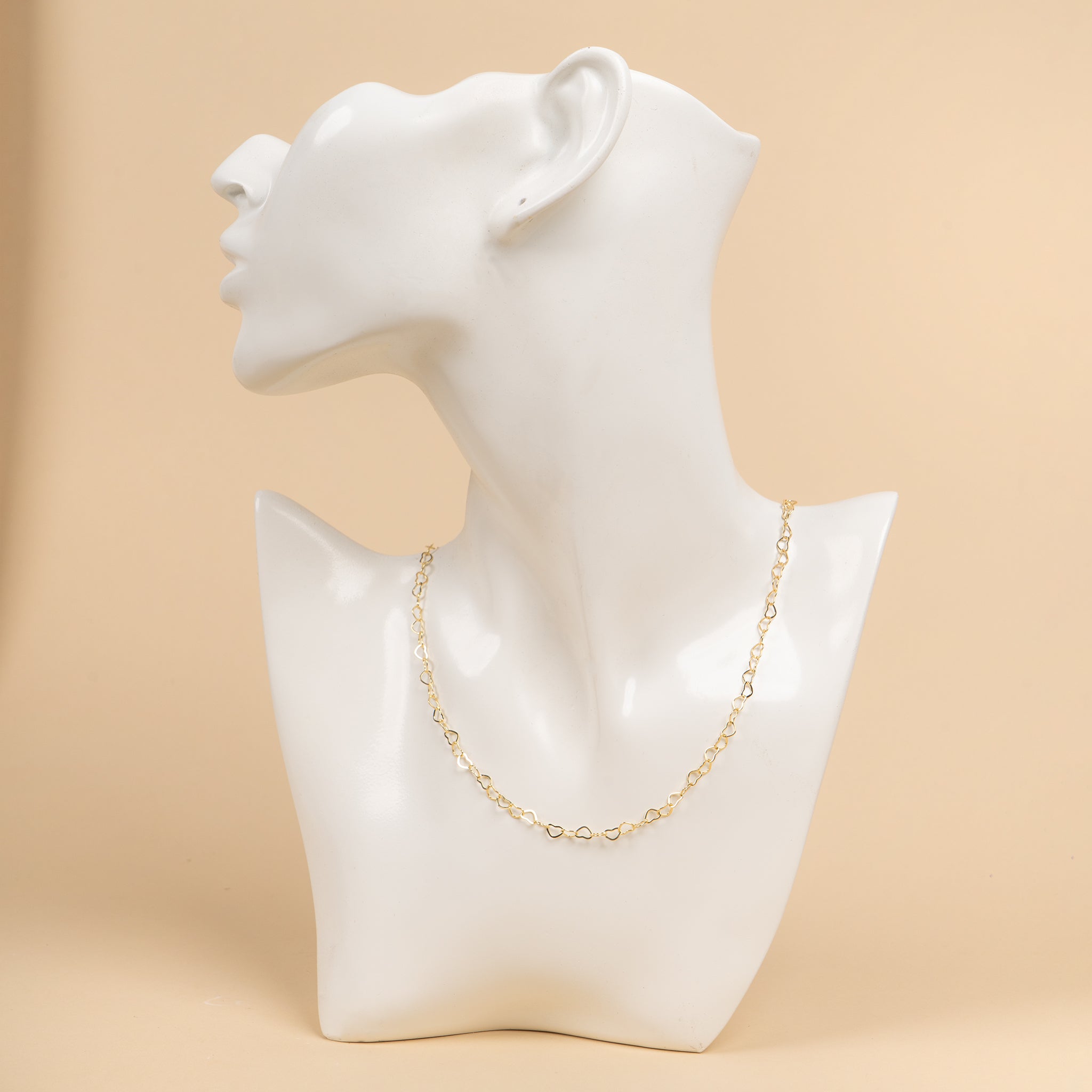 Salty Golden Heart Link Minimal Chain