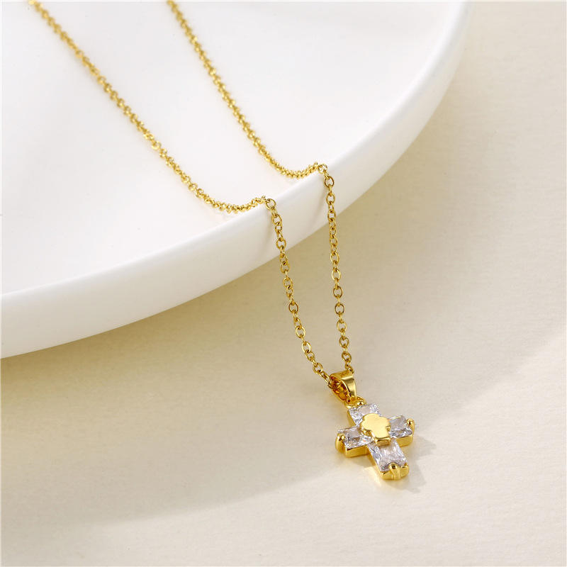 Salty Bold Cross Necklace