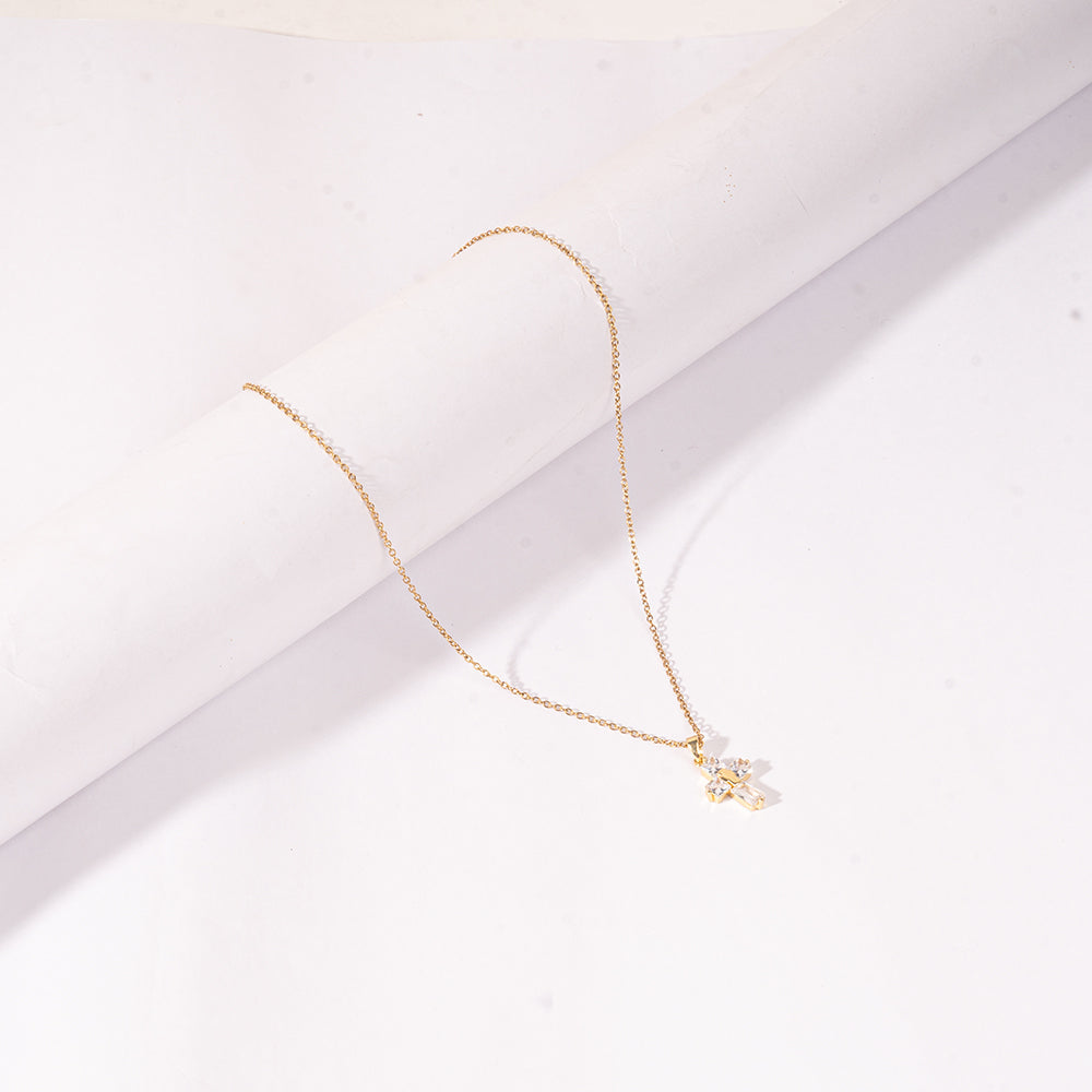 Salty Bold Cross Necklace