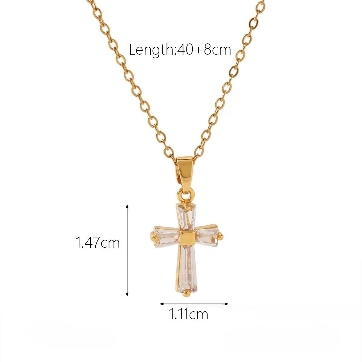 Salty Luxe Cross Necklace