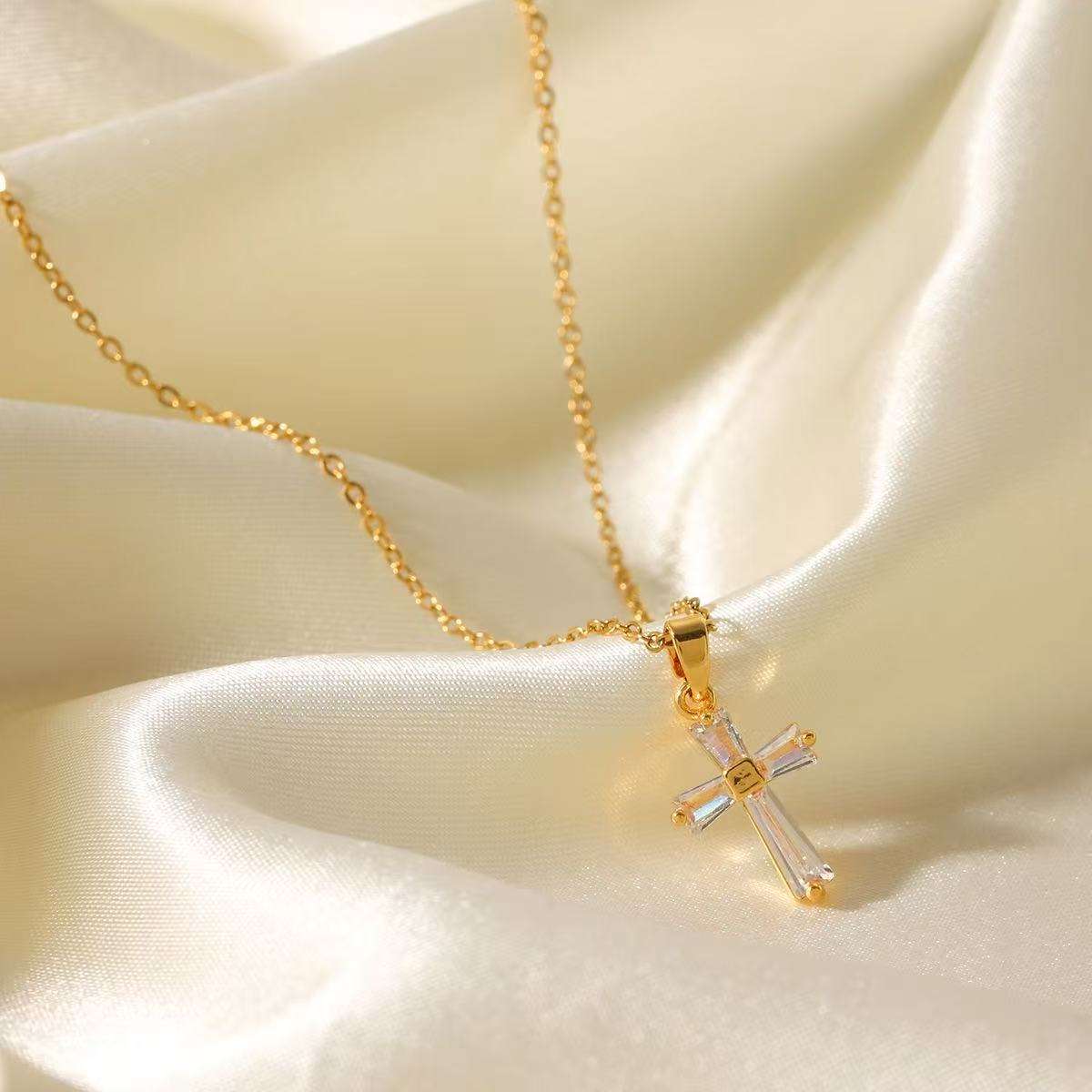 Salty Luxe Cross Necklace