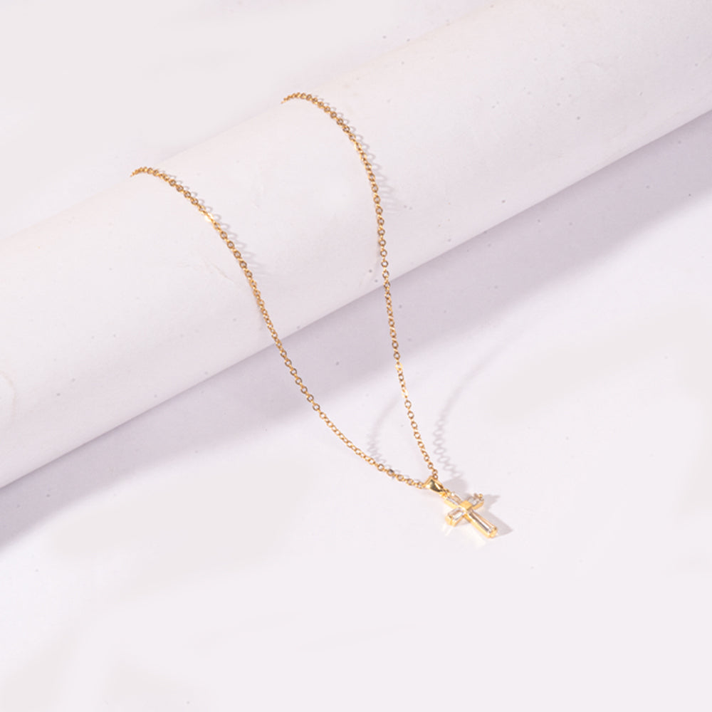Salty Luxe Cross Necklace