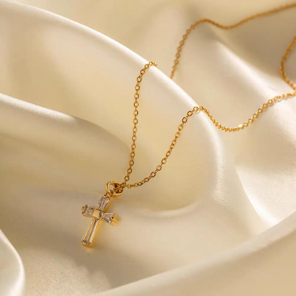 Salty Luxe Cross Necklace