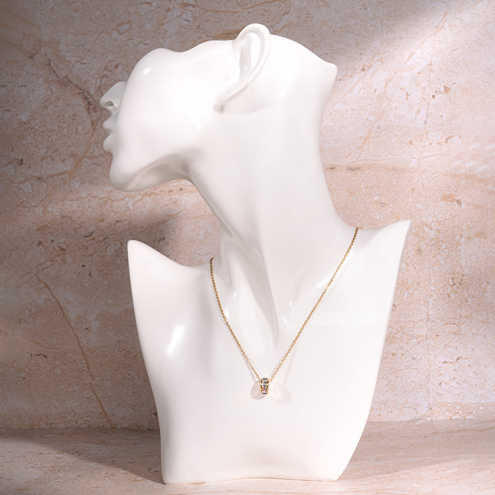 Salty Golden Bloom Pearl Necklace