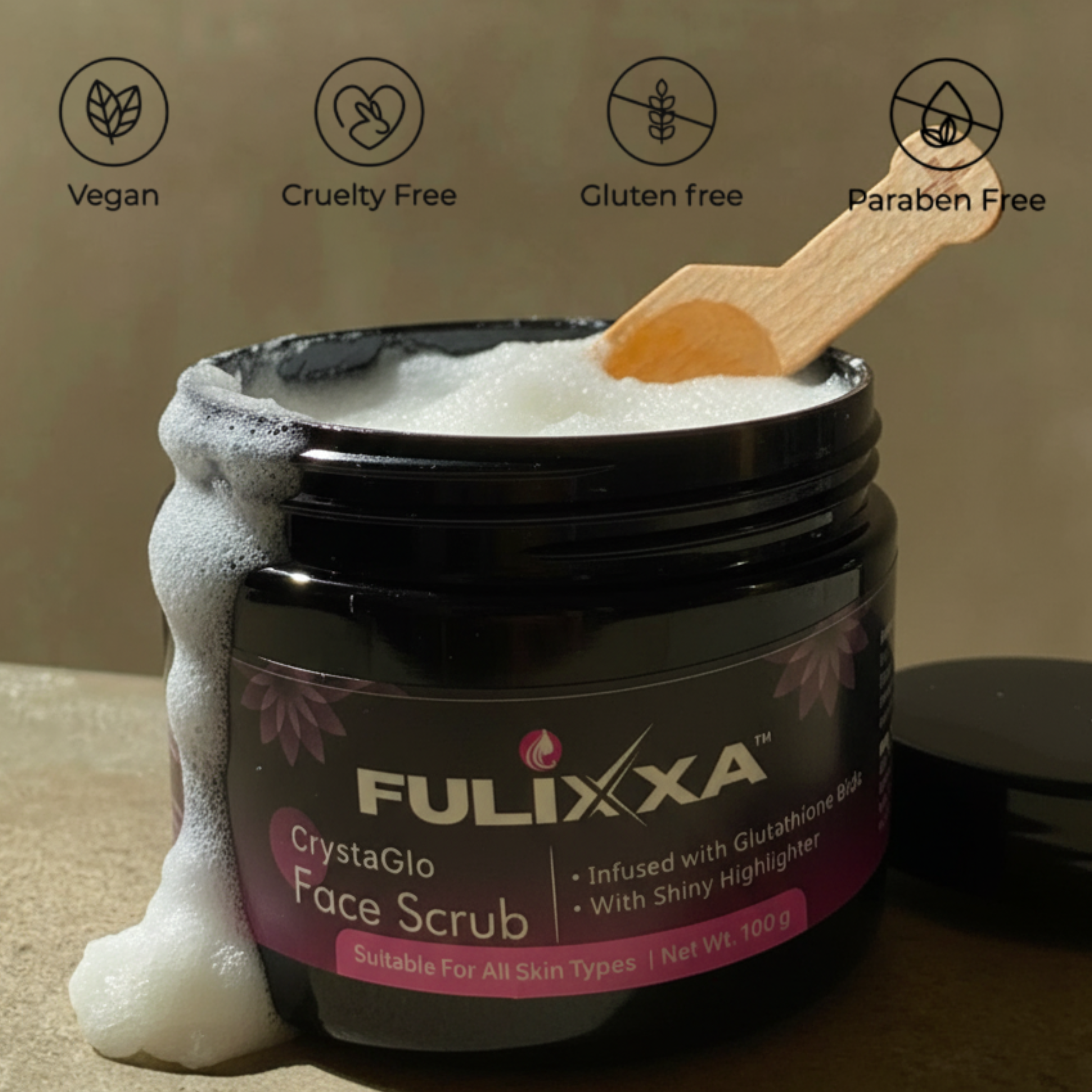 Fulixxa Crystaglo Diamond Face Scrub
