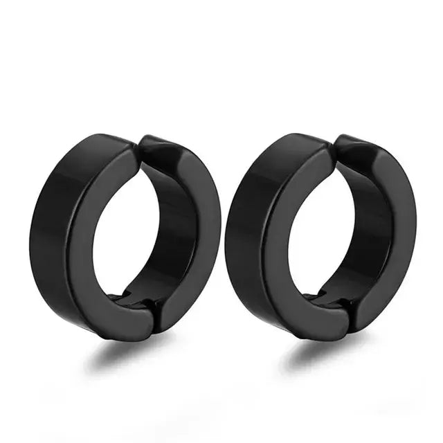 Salty Non-pierced Clip On Earrings Black