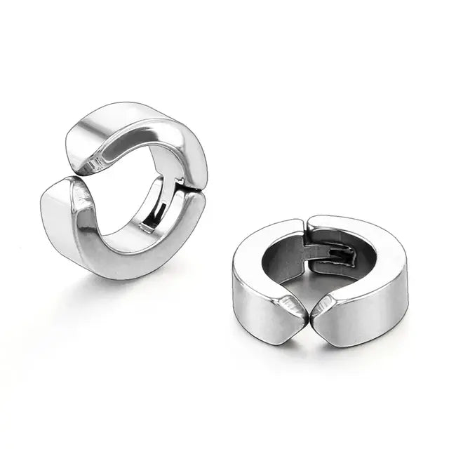 Salty Non-pierced Clip On Earrings Silver