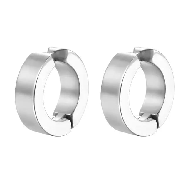 Salty Non-pierced Clip On Earrings Silver