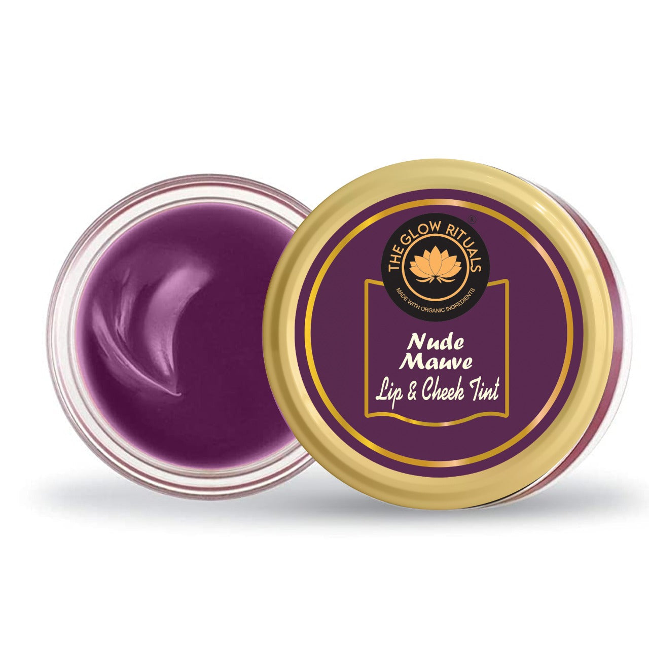 The glow rituals Nude Mauve Lip & Cheek Tint - 8g