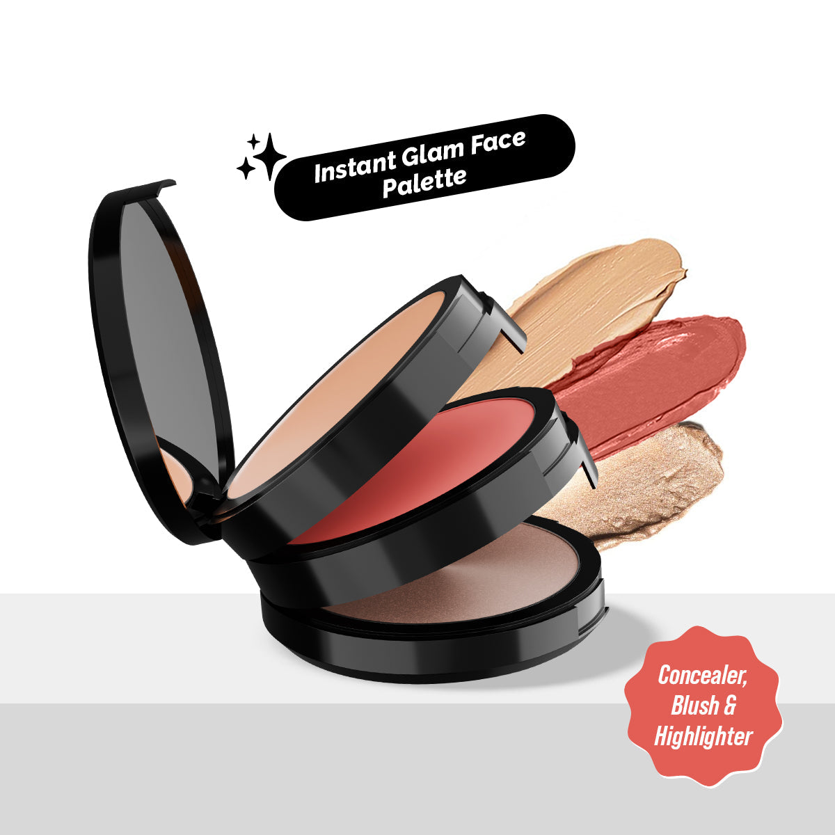 Staze Triple Treat Stacked Face Palette