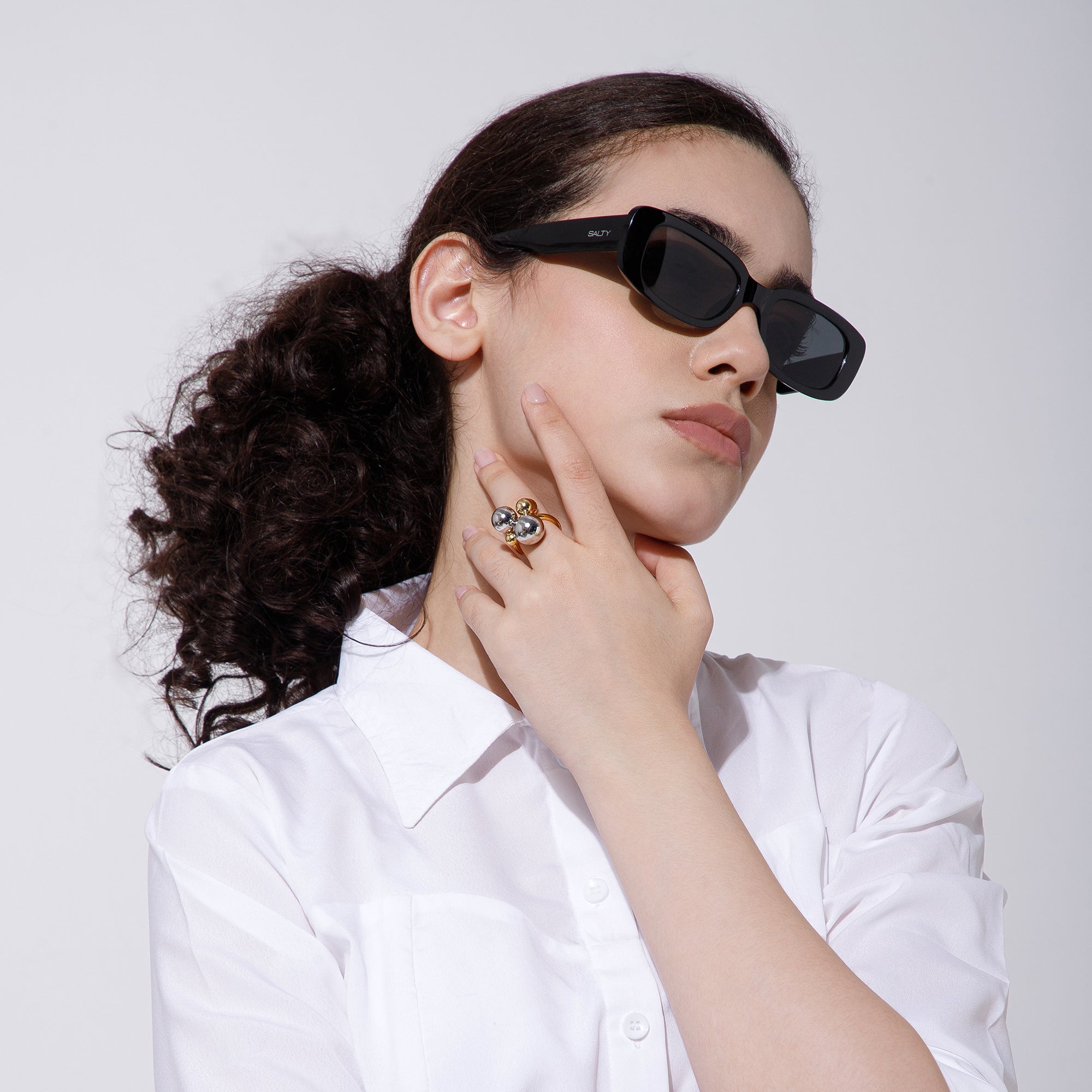 Salty Power Gaze Sunglasses and Ring Combo