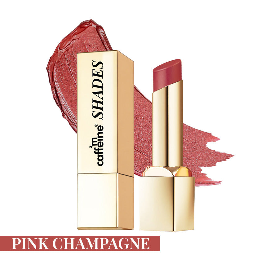 mCaffeine Creamy Matte Kiss Bullet Lipstick - Pink Champagne