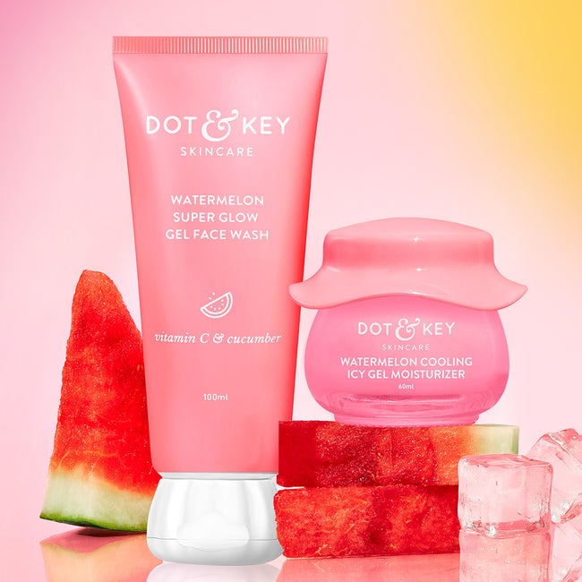 Dot & Key Watermelon Face Wash + Cooling Icy Gel Moisturizer