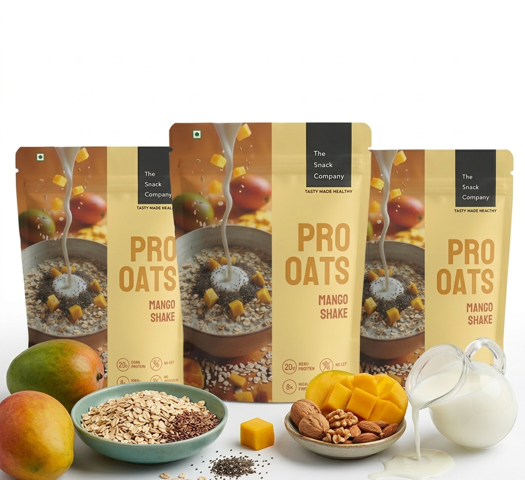 The Snack Company PRO OATS - Pack of 3 (60g)