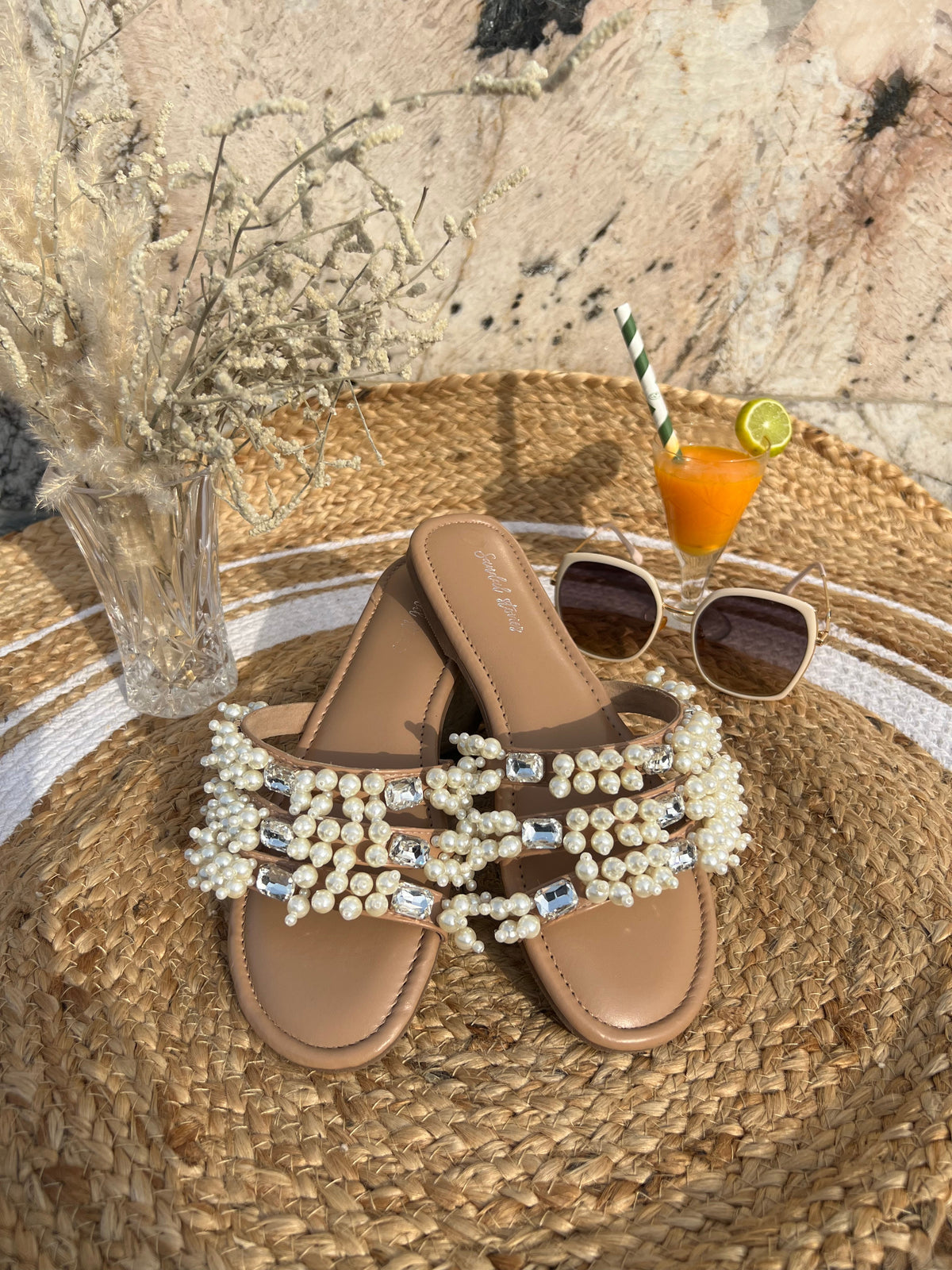 Sandal Stories Pearl Luxe Sliders