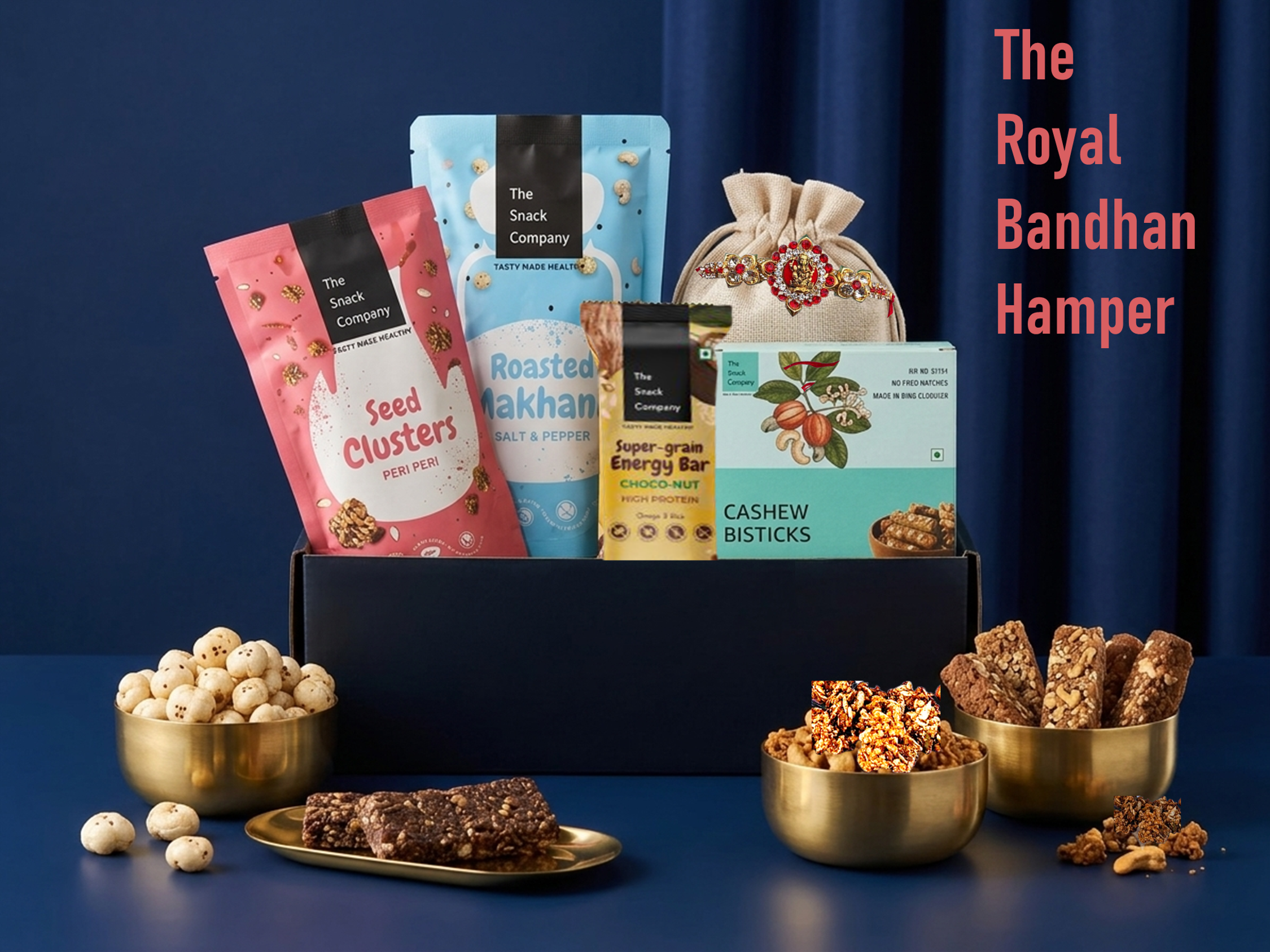 The Snack Company Rakshabandhan Gift Hamper - The Royal Bandhan