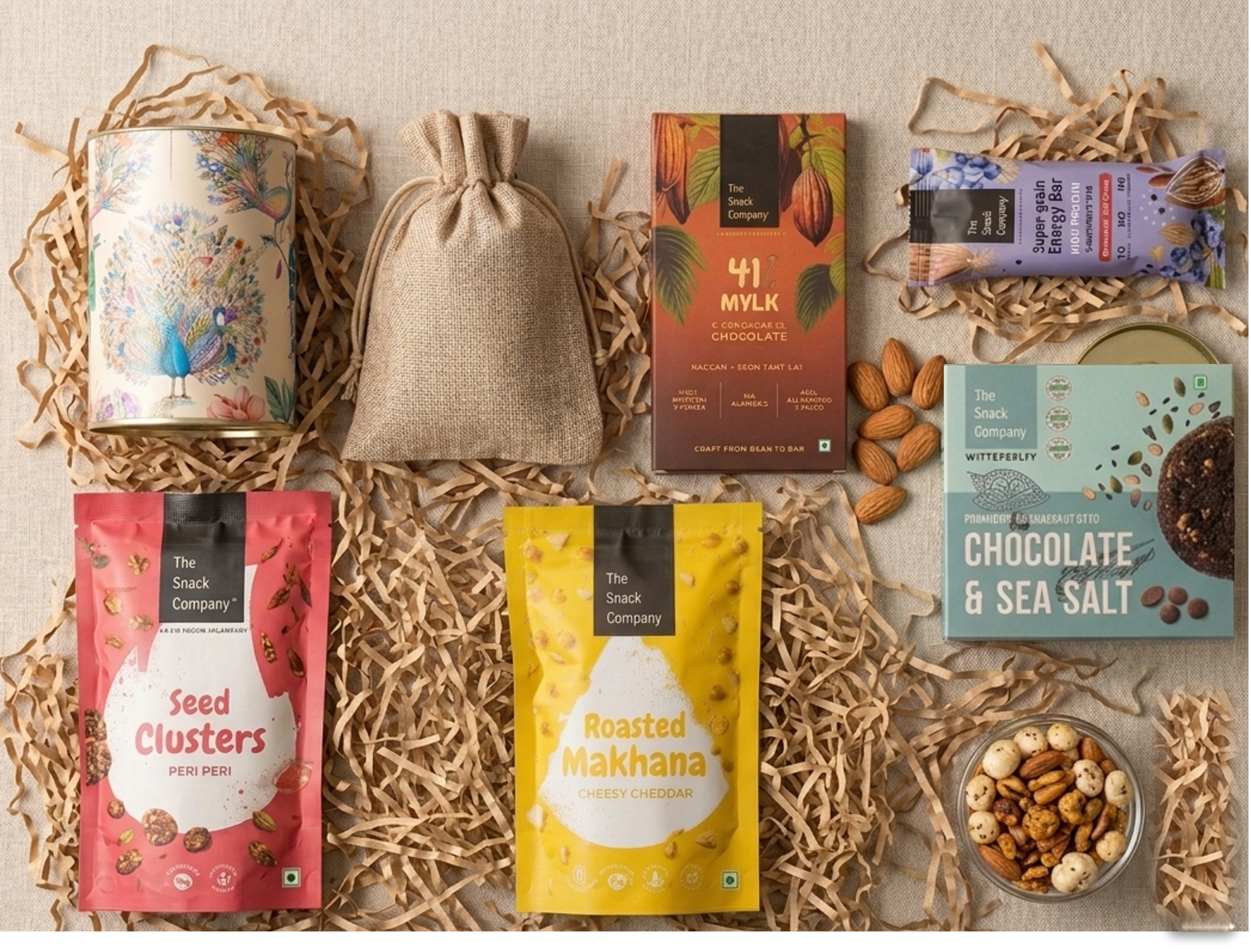 The Snack Company Rakshabandhan Gift Hamper - The Luxe Box