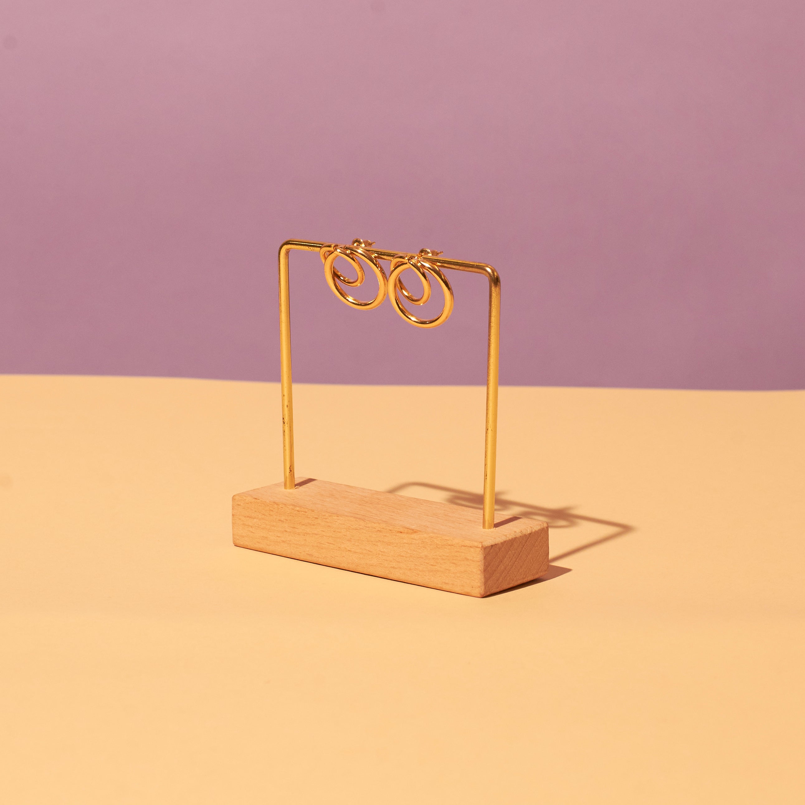 Salty Pixie Golden Hoops