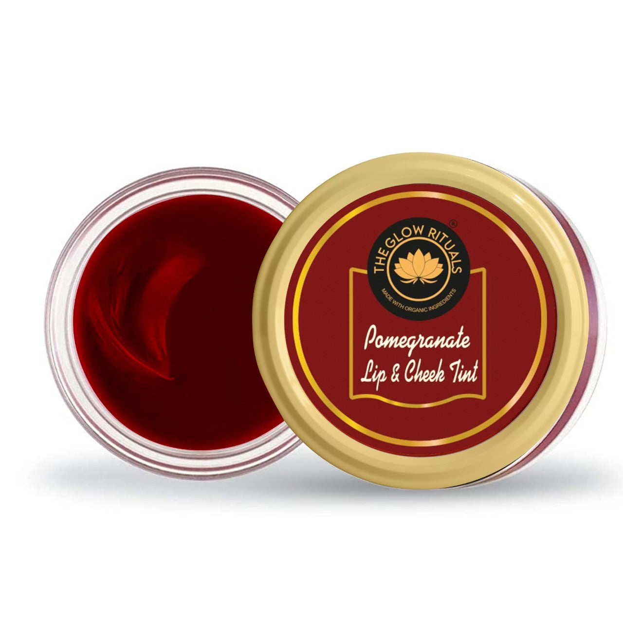 The glow rituals Pomegranate Lip & Cheek Tint - 8g