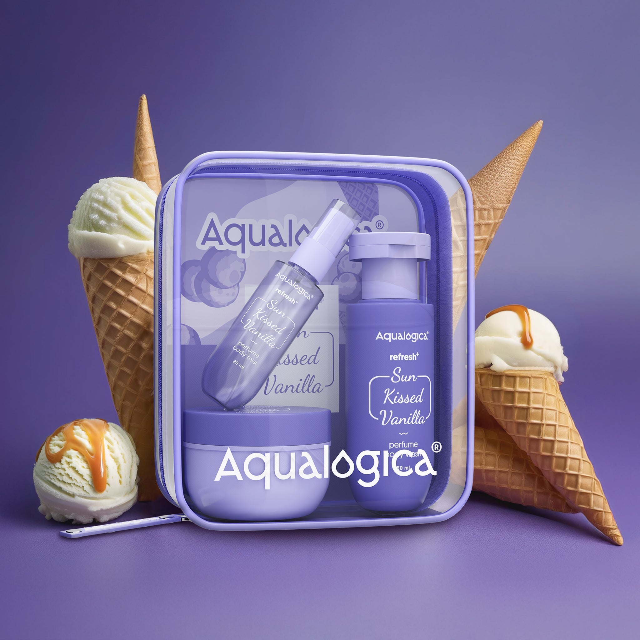 Aqualogica Refresh+ Body Care Set- Sun Kissed Vanilla