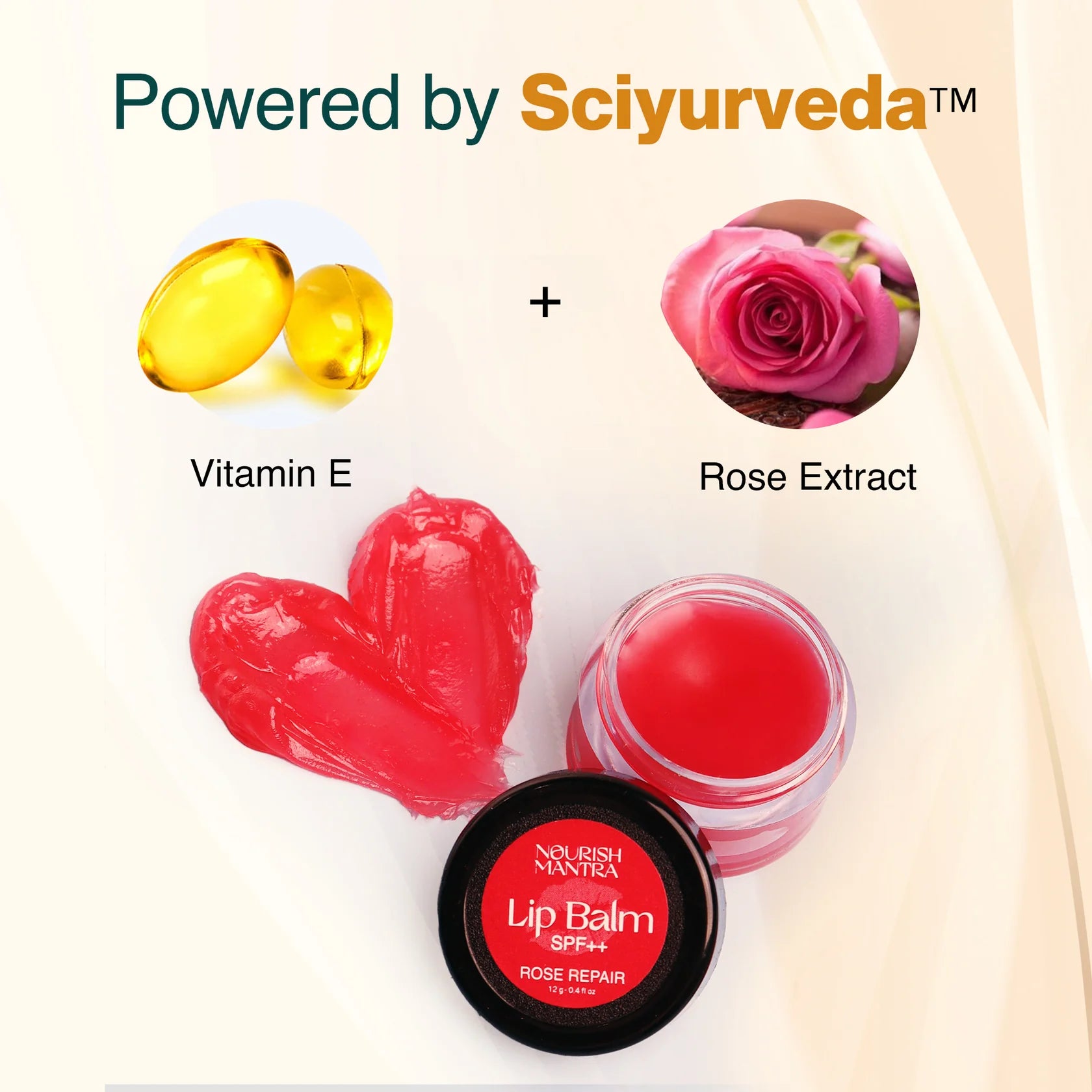 Nourish Mantra Rose Repair Lip Balm