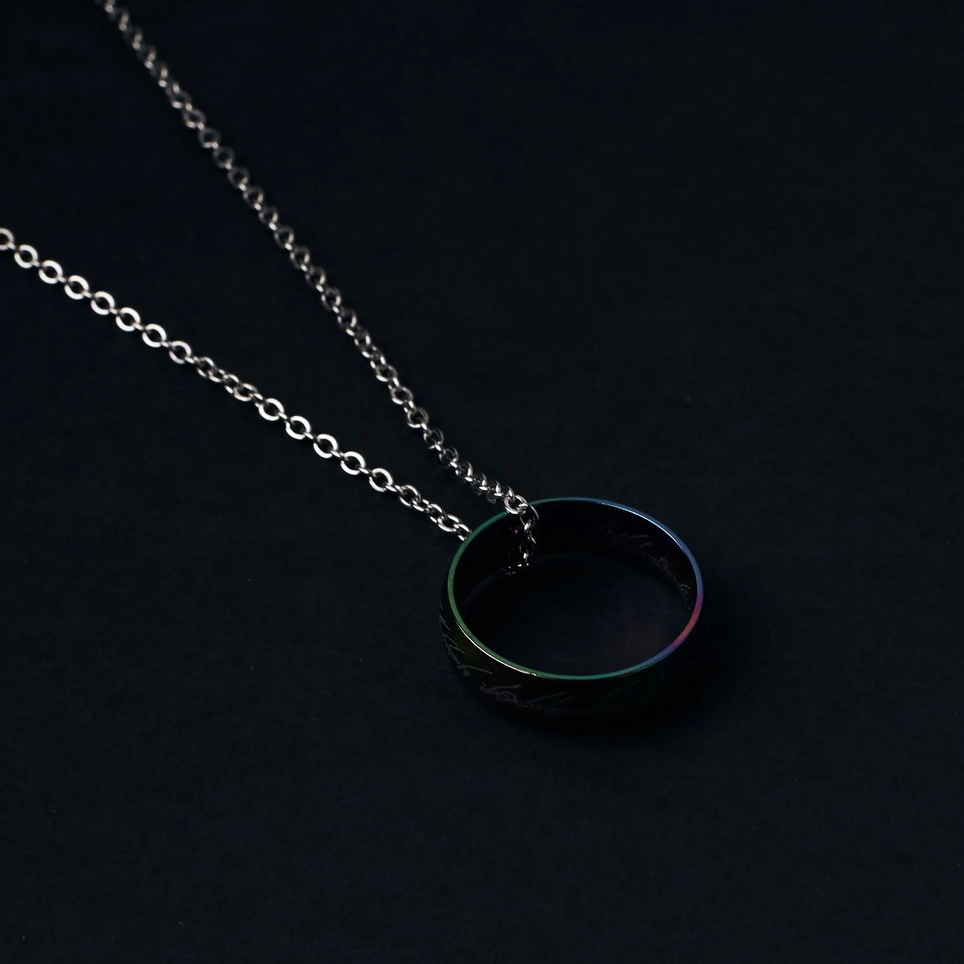 Salty Promise Ring Chain - Holographic