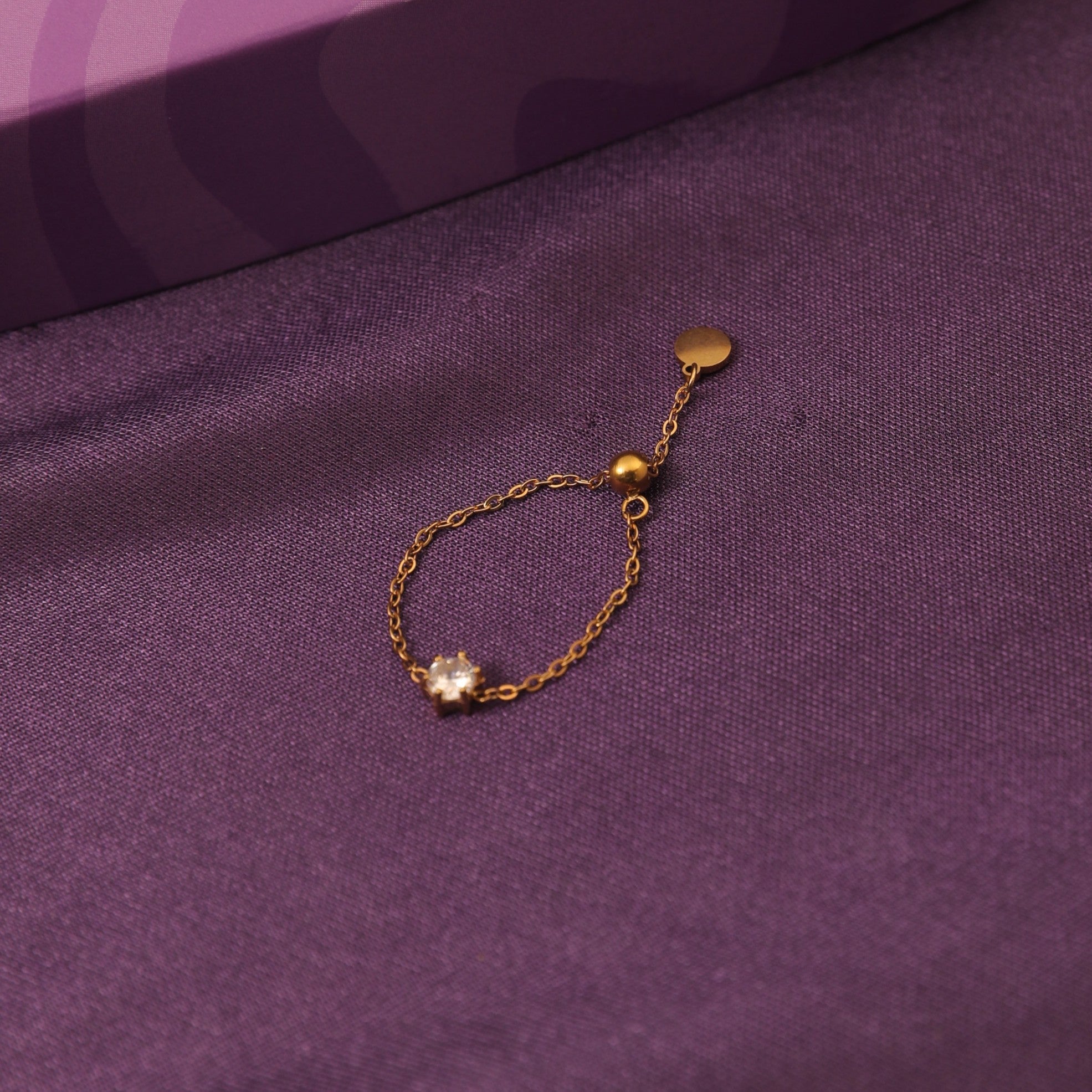 Salty Champagne Self-Love Chain Ring