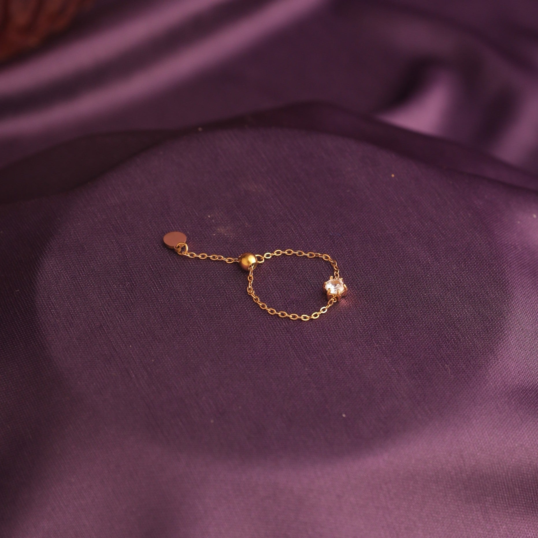 Salty Champagne Self-Love Chain Ring