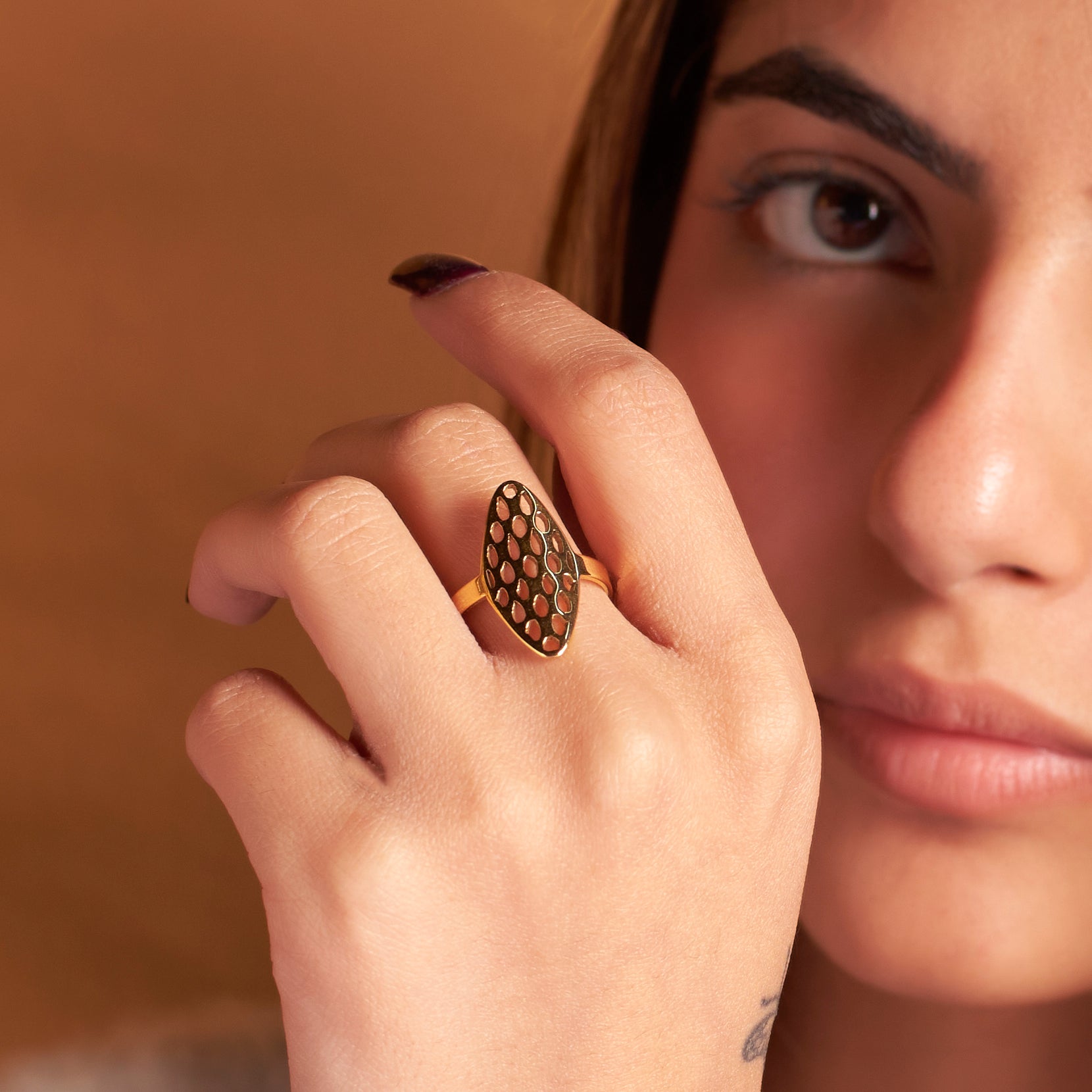 Salty Retro Sweetheart Ring
