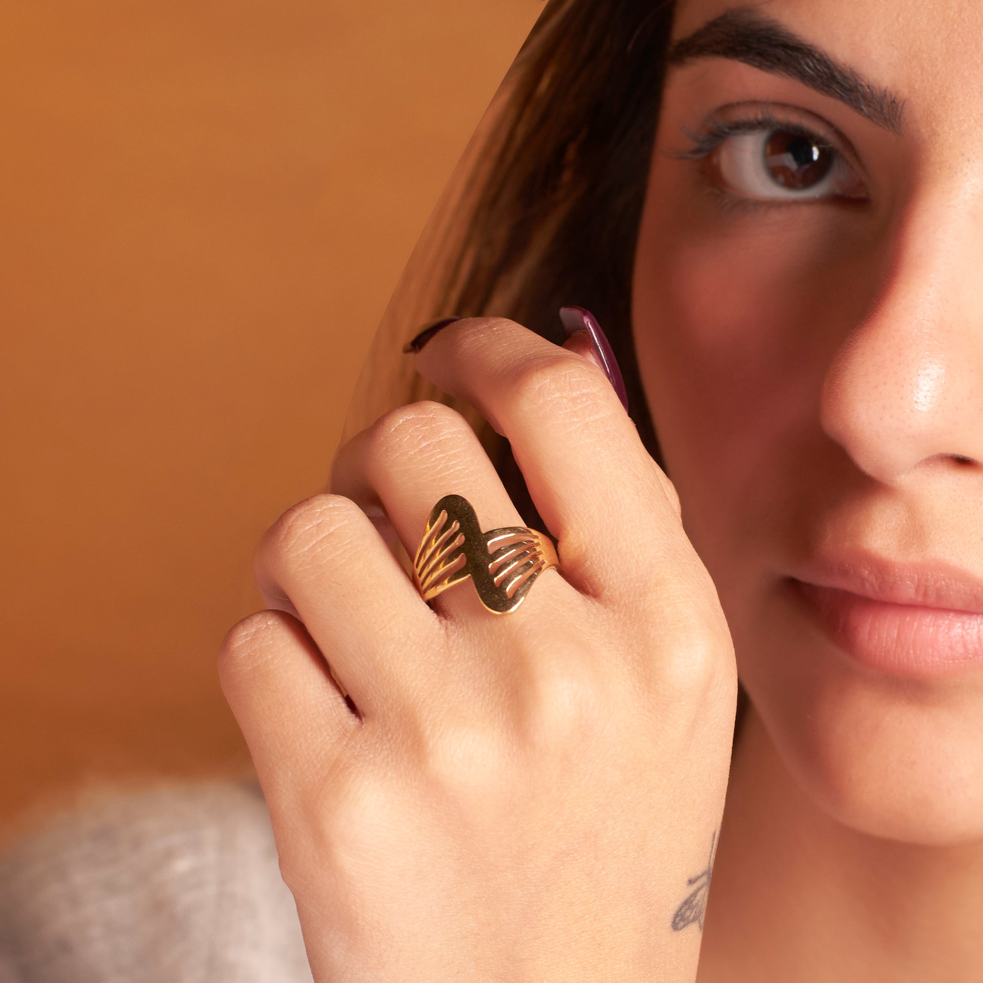 Salty Nostalgic Nuptials Ring