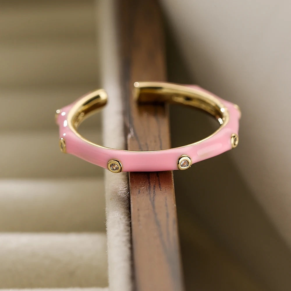 Salty Sinister Splendor Ring - Pink