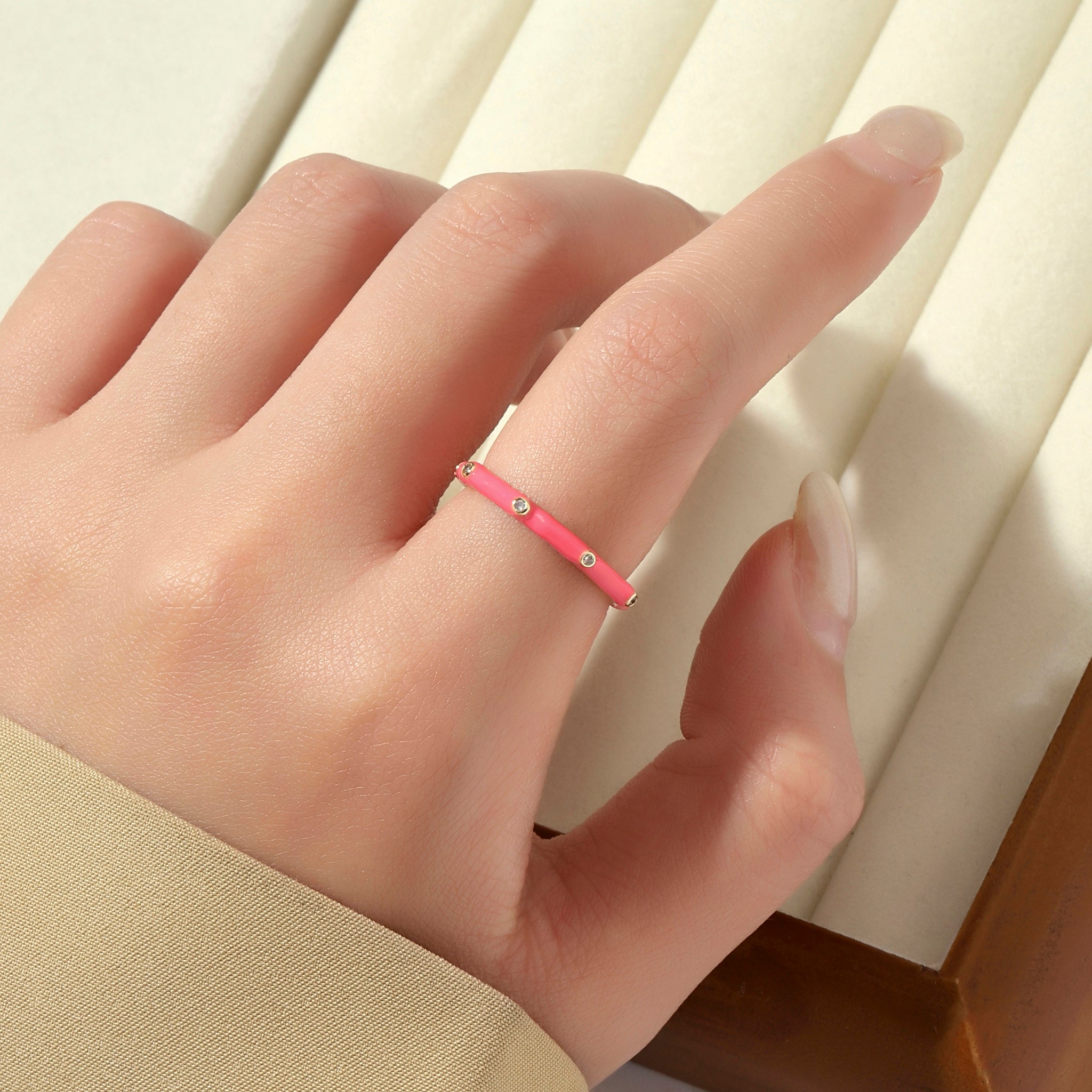 Salty Sinister Splendor Ring - Pink